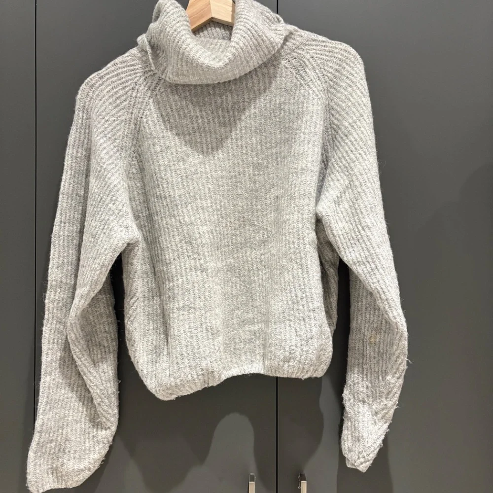 Subdued Raglan Wool Turtleneck - Picture 2 of 3